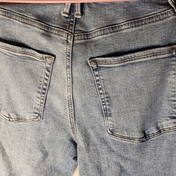 GOOD AMERICAN ANKLE SKINNY JEANS 6 28 LIGHT WASH SUPER STRETCH SEXY BUTT - Picture 6 of 6